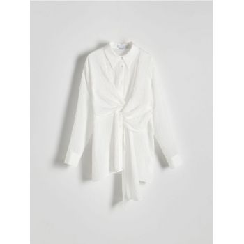 Reserved - Tricou cu fundă - alb ieftini