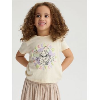 Reserved - Tricou PAW Patrol cu aplicație - crem