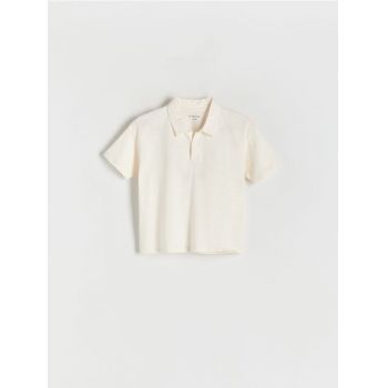 Reserved - Tricou polo - nude