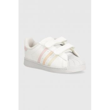 adidas Originals sneakers pentru copii culoarea alb