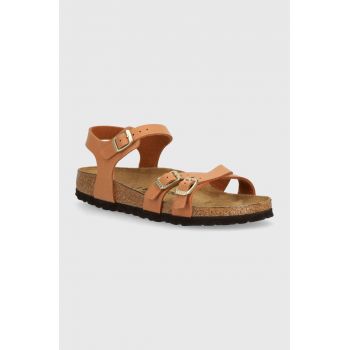 Birkenstock sandale copii Kumba Kids BFBC culoarea maro ieftine