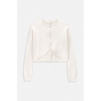 Coccodrillo cardigan copii culoarea bej, light ieftin