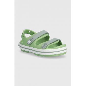 Crocs sandale copii CROCBAND CRUISER SANDAL culoarea verde ieftine