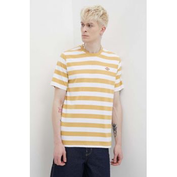 Dickies tricou din bumbac culoarea portocaliu, modelator de firma original