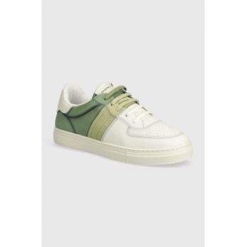 Emporio Armani sneakers din piele culoarea verde