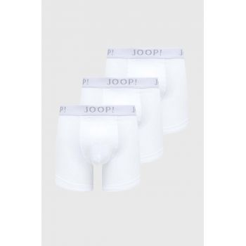 Joop! boxeri 3-pack barbati, culoarea alb de firma originali