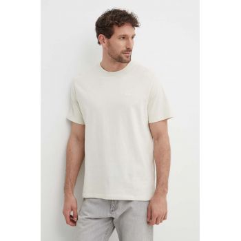 Pepe Jeans tricou din bumbac Connor barbati, culoarea gri, neted