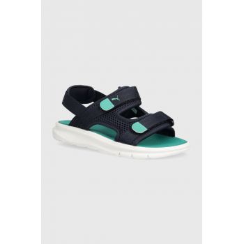 Puma sandale copii Evolve Jr culoarea albastru marin