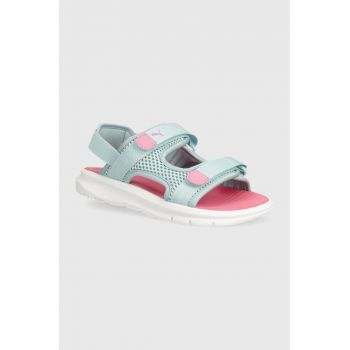 Puma sandale copii Evolve Jr culoarea turcoaz ieftine