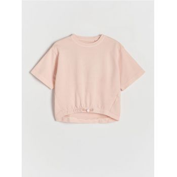Reserved - Tricou cu opritor - roz-piersică ieftin