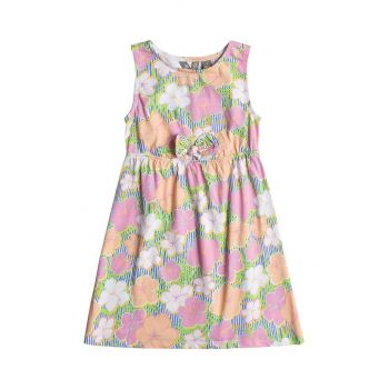 Roxy rochie din bumbac pentru copii SUMMER AIR mini, evazati ieftina