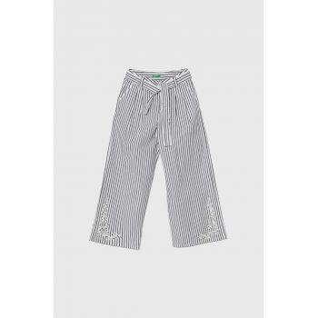 United Colors of Benetton pantaloni copii culoarea alb, modelator de firma originali