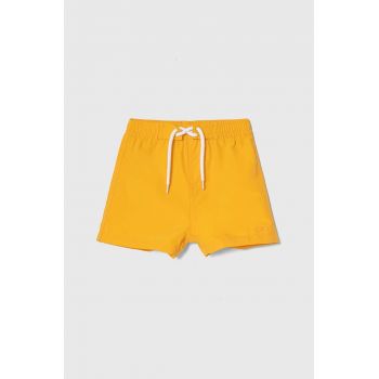 zippy pantaloni scurți de baie pentru bebeluși culoarea galben de firma originali