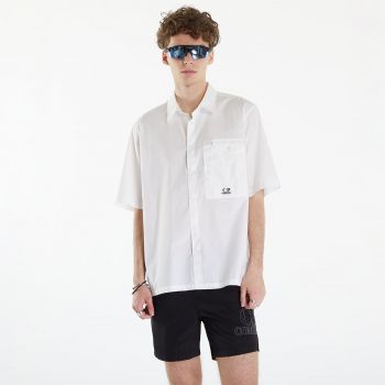 C.P. Company Short Sleeve Shirt Gauze White