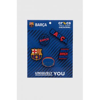Crocs butoane incaltaminte pentru copii FC Barcelona 5-pack ieftini