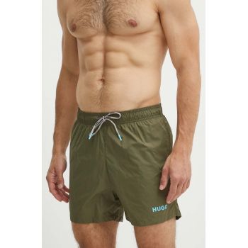 HUGO pantaloni scurti de baie culoarea verde, 50469304 ieftin