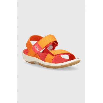 Keen sandale copii ELLE BACKSTRAP culoarea portocaliu