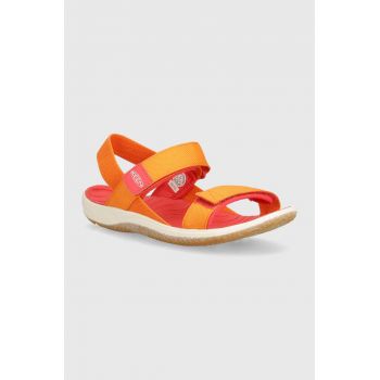 Keen sandale copii ELLE BACKSTRAP culoarea portocaliu