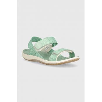 Keen sandale copii ELLE BACKSTRAP culoarea verde