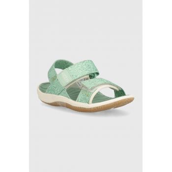 Keen sandale copii ELLE BACKSTRAP culoarea verde