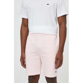 Lacoste pantaloni scurti barbati, culoarea roz de firma originali