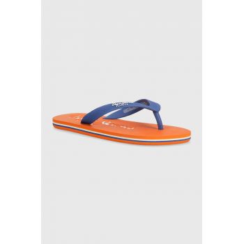 Pepe Jeans slapi copii BAY BEACH BASIC B culoarea portocaliu ieftini