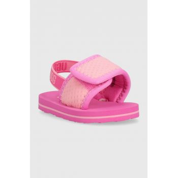 UGG sandale copii I LENNON SLINGBACK culoarea roz de firma originale