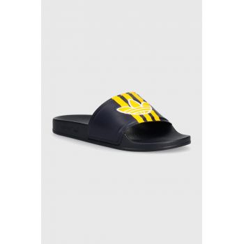 adidas Originals papuci Adilette barbati, culoarea albastru marin, ID5787 de firma originali