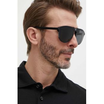 Burberry ochelari de soare barbati, culoarea negru, 0BE4417U de firma originali