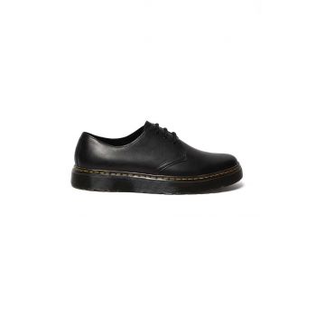 Dr. Martens pantofi de piele Thurston Lo barbati, culoarea negru, DM26161001 de firma originali