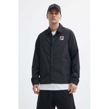 Fila geaca Lyon barbati, culoarea negru, de tranzitie, FAM0653 ieftina