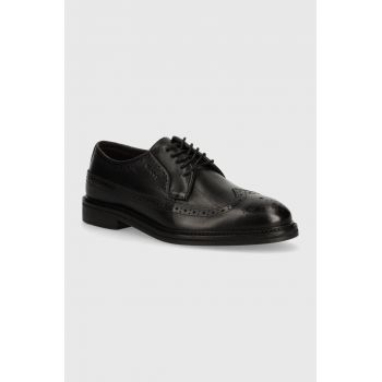Gant pantofi de piele Bidford barbati, culoarea negru, 28631465.G00 de firma originali