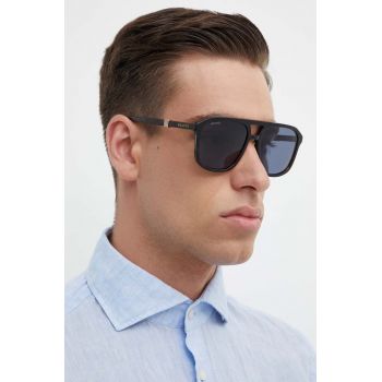 Gucci ochelari de soare barbati, culoarea negru, GG1494S de firma originali