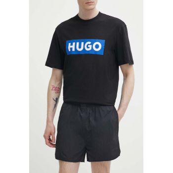 HUGO pantaloni scurți bărbați, culoarea negru, 50511160 de firma originali