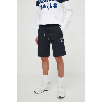 Karl Lagerfeld pantaloni scurți bărbați, culoarea bleumarin 542900.705037 de firma originali