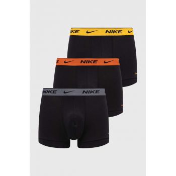 Nike boxeri 3-pack barbati, culoarea negru