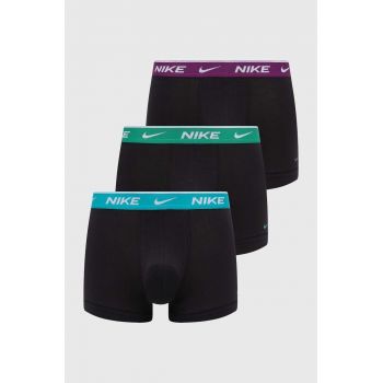 Nike boxeri 3-pack barbati, culoarea negru