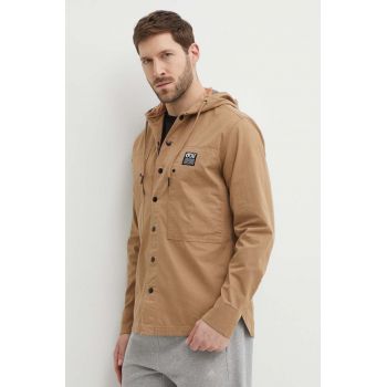 Picture jacheta de bumbac Perrie culoarea maro, de tranzitie, MTS1052 de firma originala
