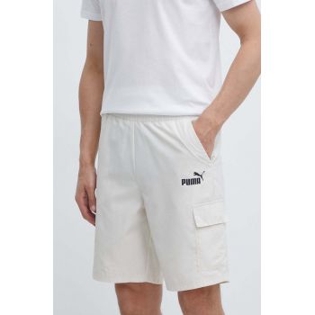 Puma pantaloni scurți bărbați, culoarea bej, 679731 de firma originali