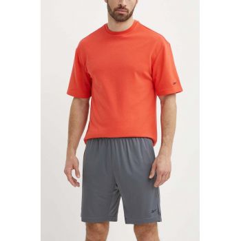 Reebok pantaloni scurți de antrenament Identity Training culoarea gri, 100068193 ieftini