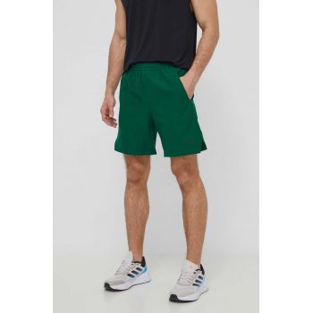 Reebok pantaloni scurți de antrenament Strength culoarea verde, 100075794 de firma originali
