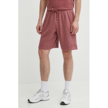 Reebok pantaloni scurti barbati, culoarea bordo, 100076347 de firma originali