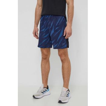 Reebok pantaloni scurti sport Speed barbati, culoarea albastru marin, 100075777 de firma originali