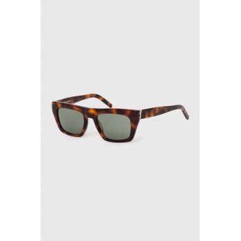 Saint Laurent ochelari de soare culoarea maro, SL M131