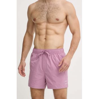 Samsoe Samsoe pantaloni scurti de baie MOSES culoarea violet, M23100085 de firma original