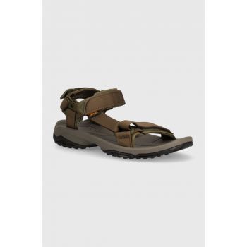 Teva sandale Terra Fi Lite barbati, culoarea verde, 1001473 de firma originale