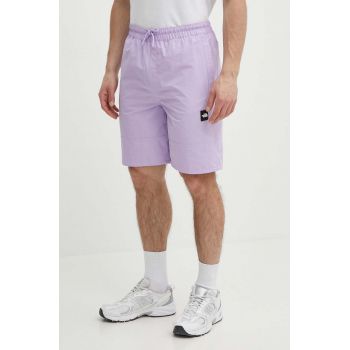 The North Face pantaloni scurti barbati, culoarea violet, NF0A879NQZI1 ieftini