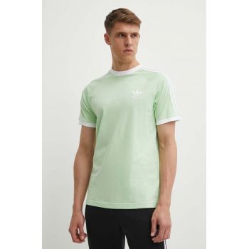 adidas Originals tricou din bumbac barbati, culoarea verde, cu imprimeu, IM9391 de firma original