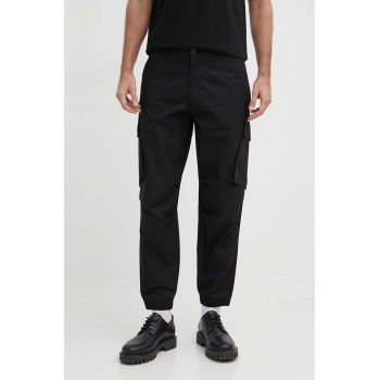 Armani Exchange pantaloni de bumbac culoarea negru, 3DZP55 ZN3MZ de firma originali