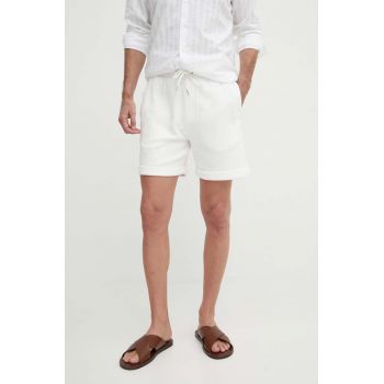 BOSS pantaloni scurți din bumbac culoarea alb, 50512164 de firma originali